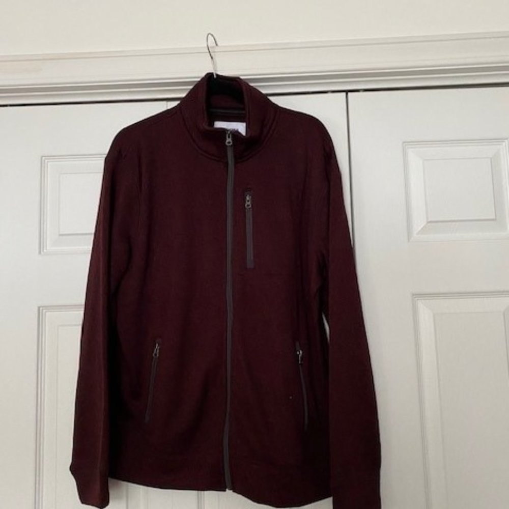 Men's soft zippered jacket (Large)